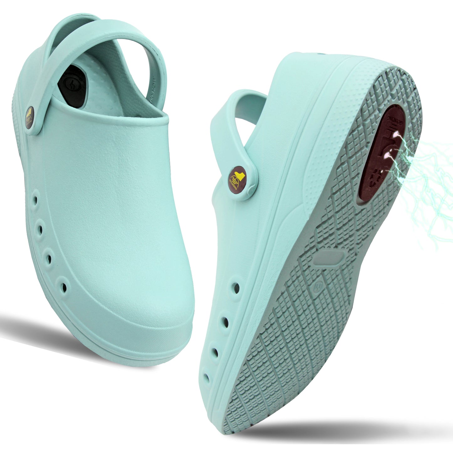 Earthinglife Grounding Clogs with Adjustable Strap Super Soft Graphene Enhanced Rubber Grounding Footwear for Men Women (7606)