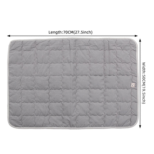 Earthing cotton plush mat