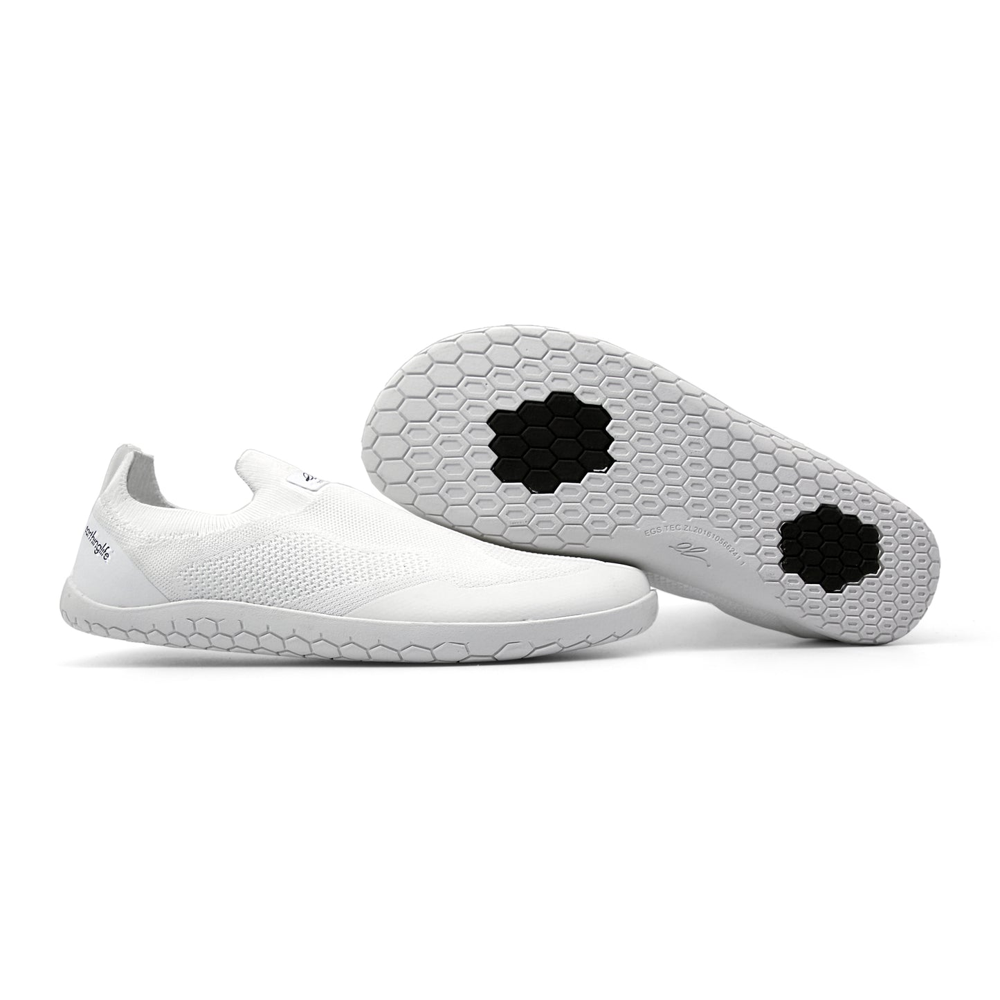 earthinglife Barefoot Grounding Shoes Slip On Wide Toe Box Conductive Flexible Outsole Zero Drop Connect to Earth More Energy Reduce Stress Enhancing Movement Better Sleep Pain Relief(7703)