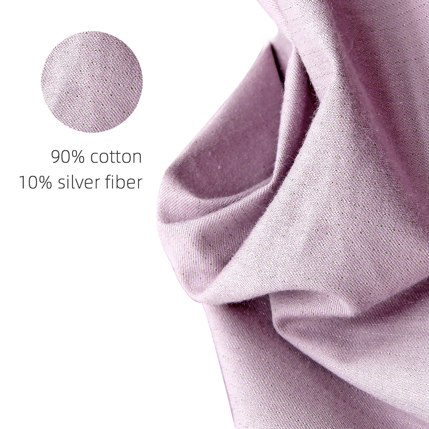6% solid silver Grounding Fitted Sheet