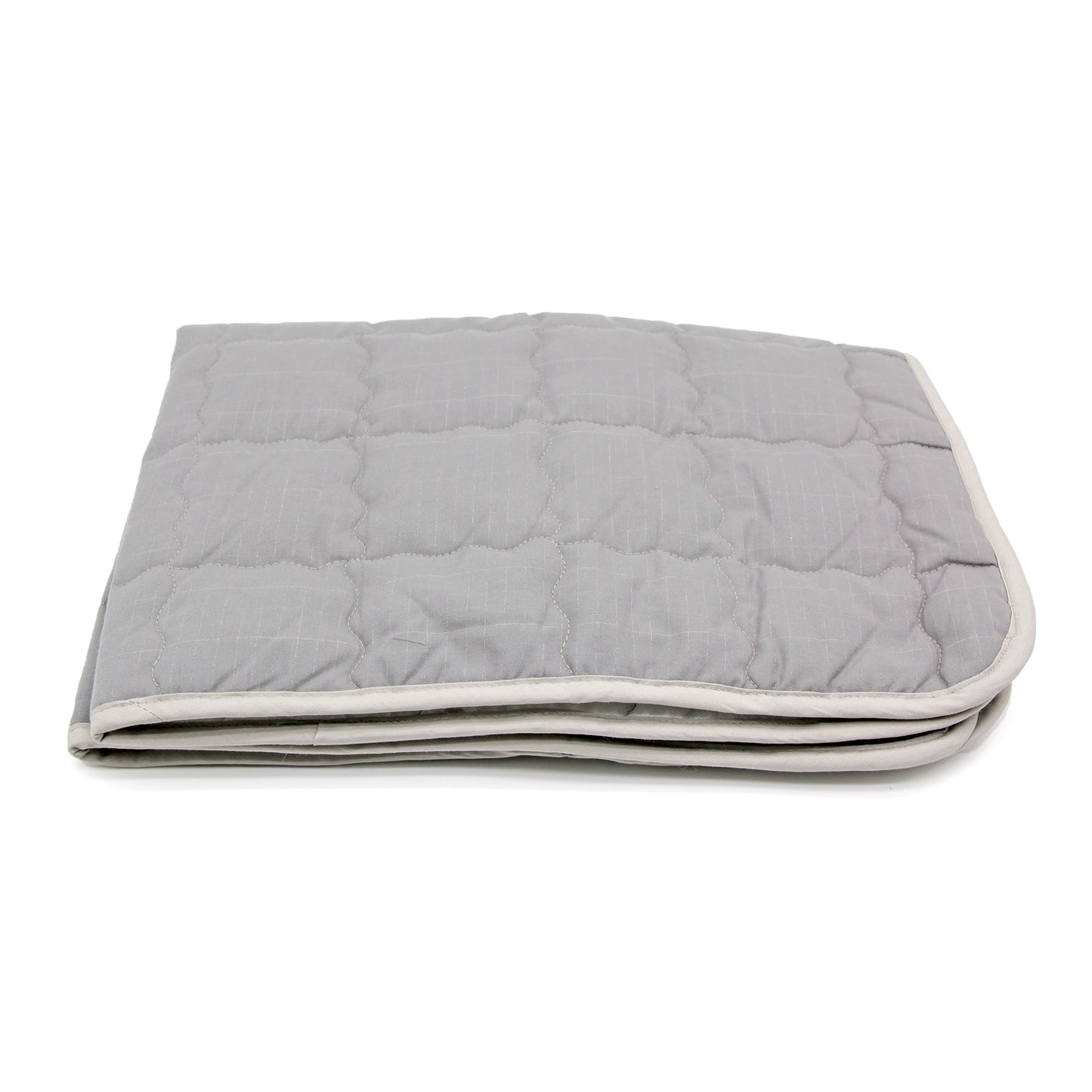 Earthing cotton plush mat