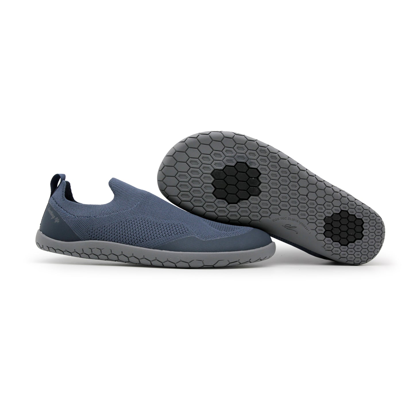 earthinglife Barefoot Grounding Shoes Slip On Wide Toe Box Conductive Flexible Outsole Zero Drop Connect to Earth More Energy Reduce Stress Enhancing Movement Better Sleep Pain Relief(7703)