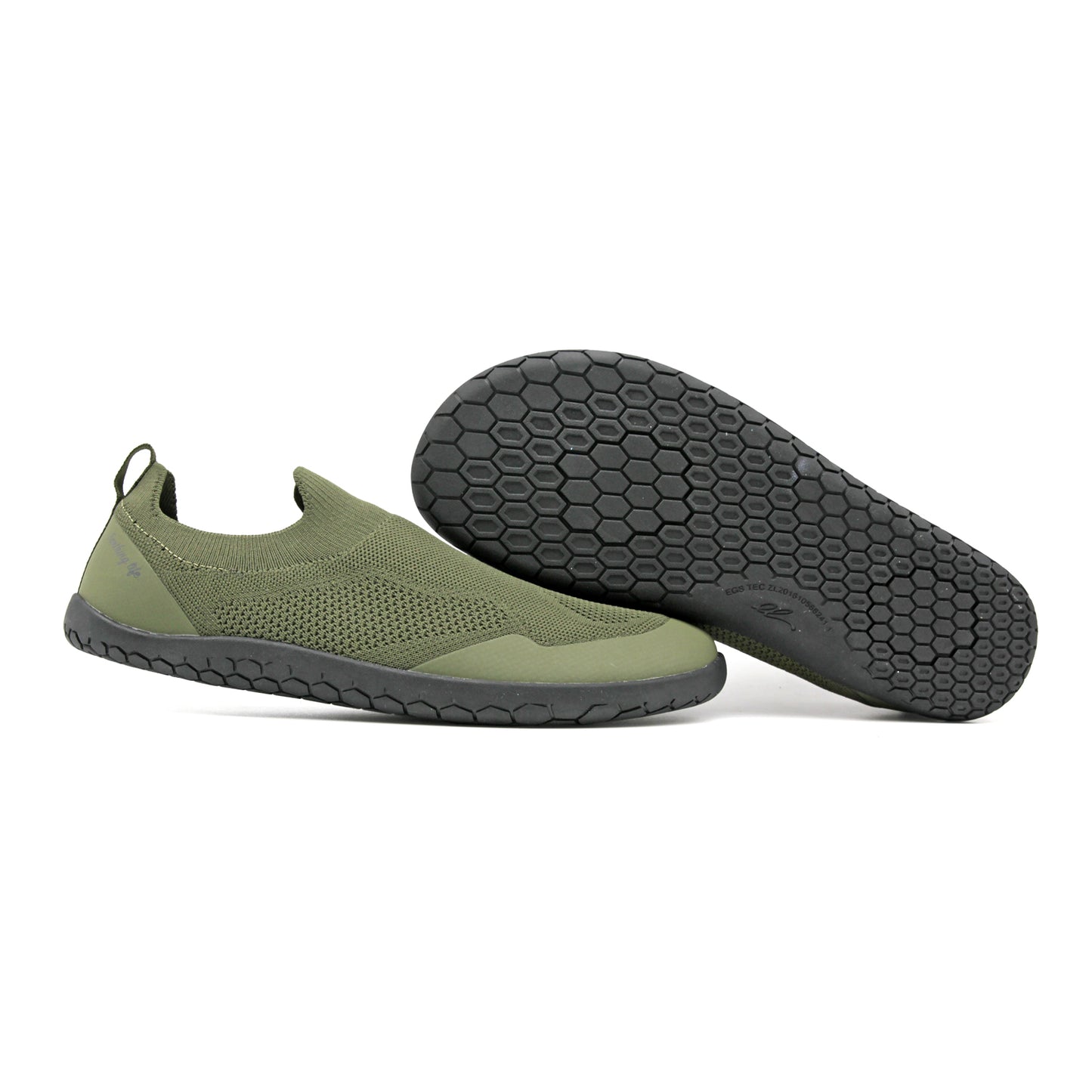 earthinglife Barefoot Grounding Shoes Slip On Wide Toe Box Conductive Flexible Outsole Zero Drop Connect to Earth More Energy Reduce Stress Enhancing Movement Better Sleep Pain Relief(7703)