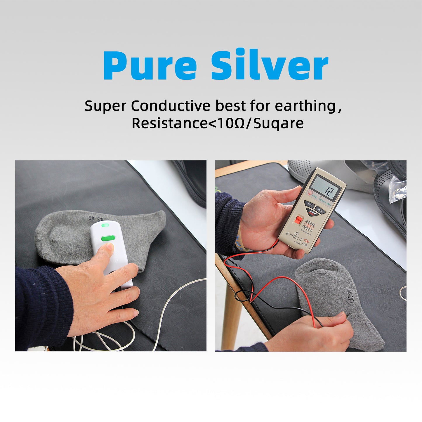 Grounding Quarter Socks-3 Pairs (25%silver fibre)