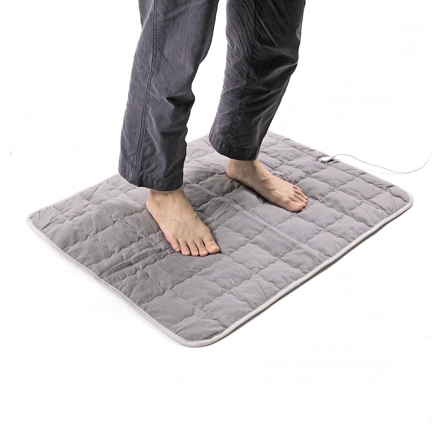 Earthing cotton plush mat