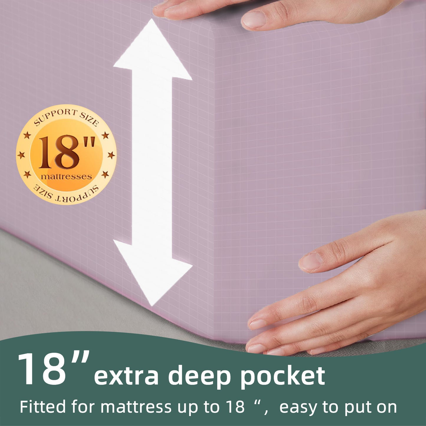 6% solid silver Grounding Fitted Sheet