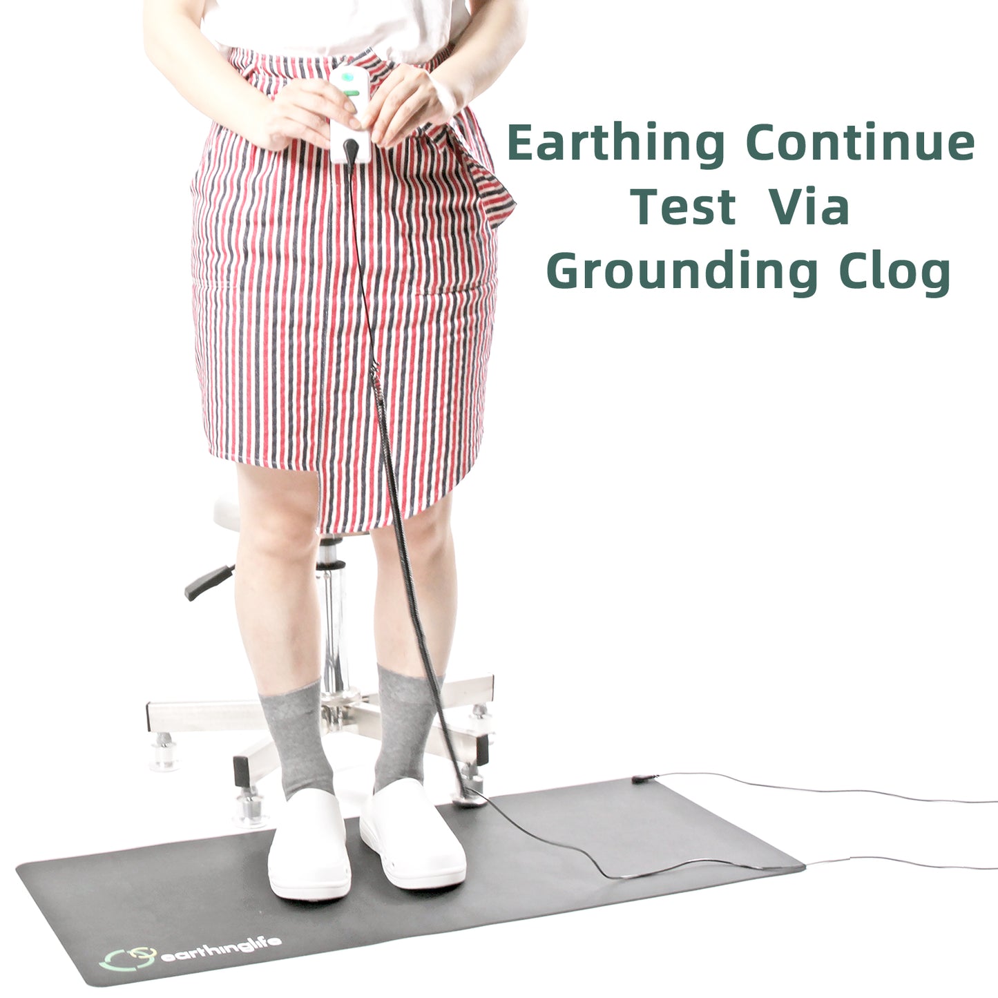 Earthinglife Grounding Clogs with Adjustable Strap Super Soft Graphene Enhanced Rubber Grounding Footwear for Men Women (7606)