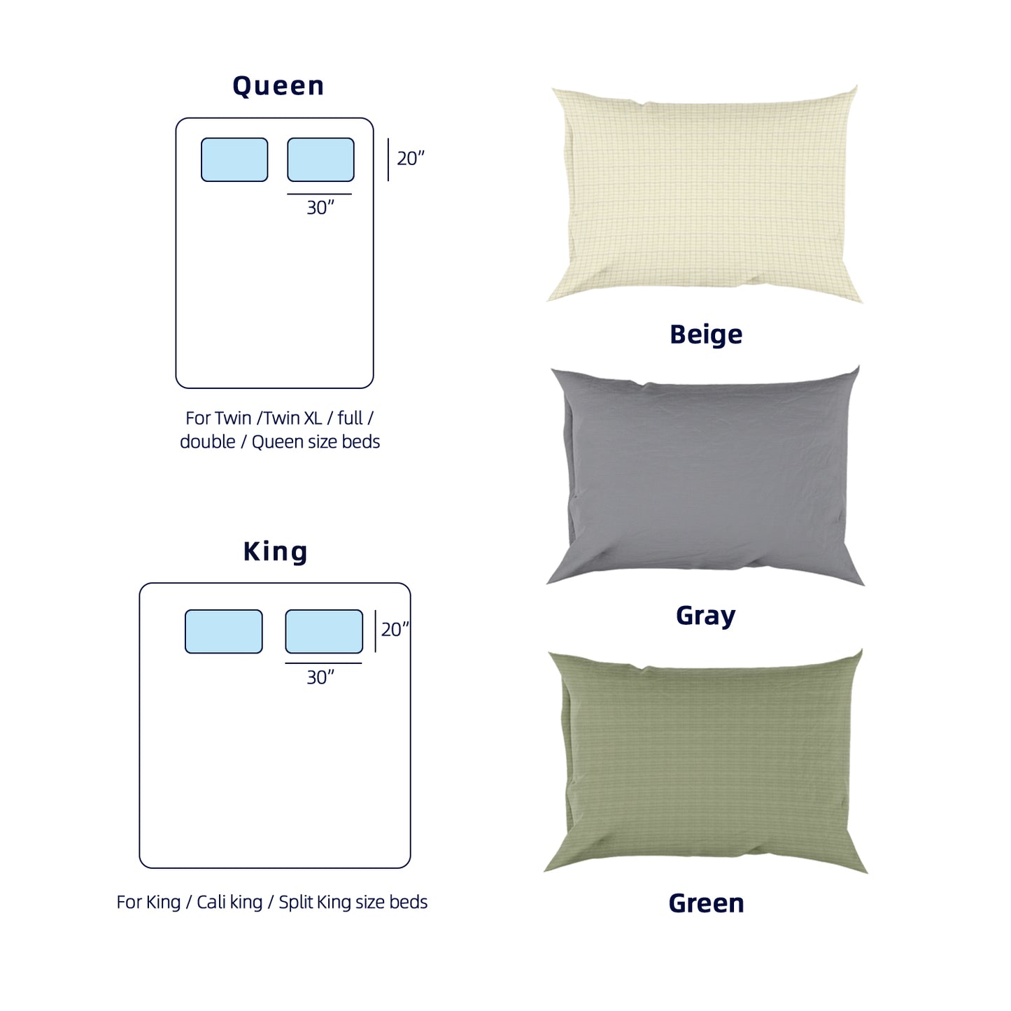 10% solid silver Grounding Pillowcase