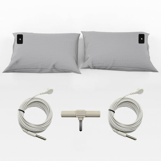 10%  solid silver Grounding Pillowcase
