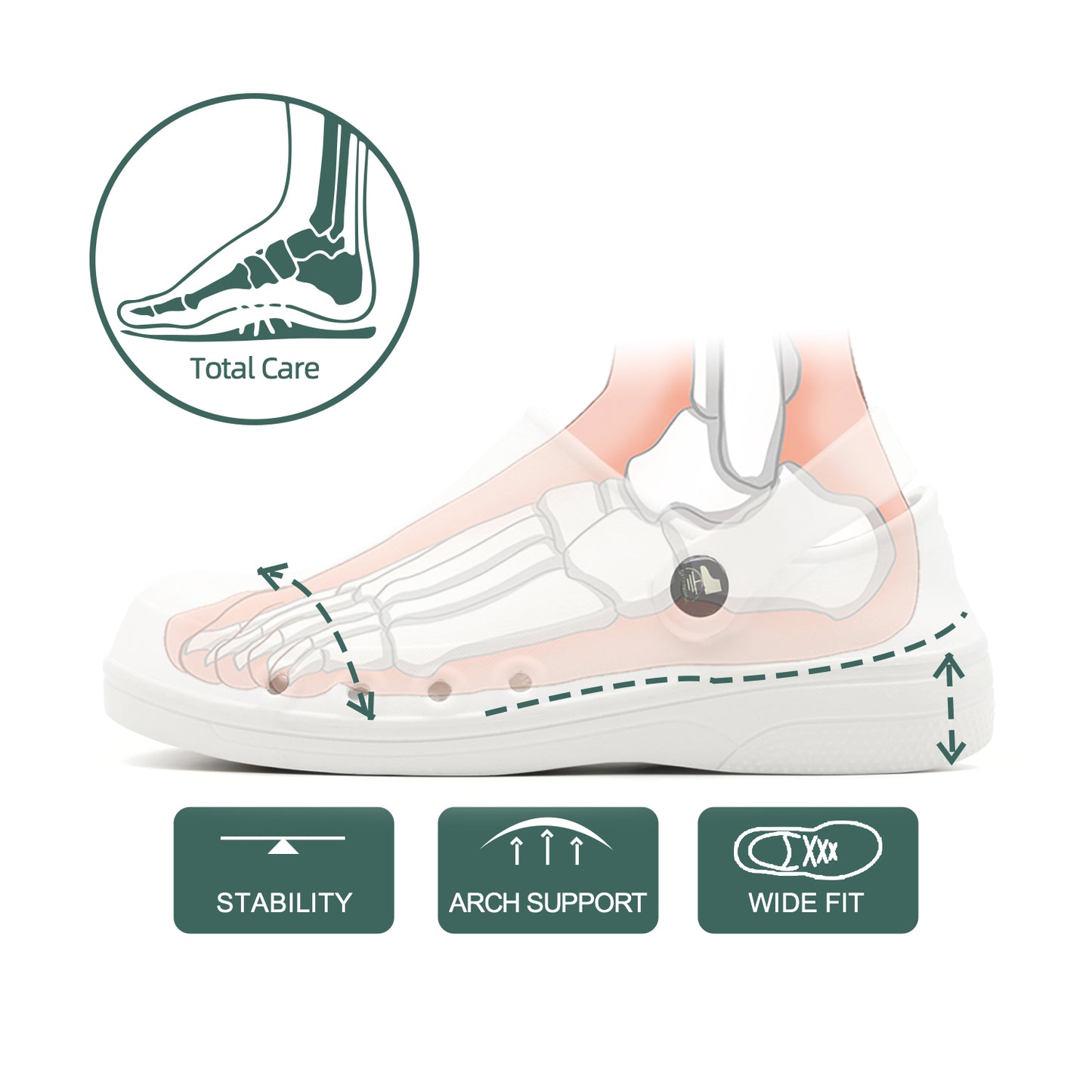 Earthinglife Grounding Clogs with Adjustable Strap Super Soft Graphene Enhanced Rubber Grounding Footwear for Men Women (7606)