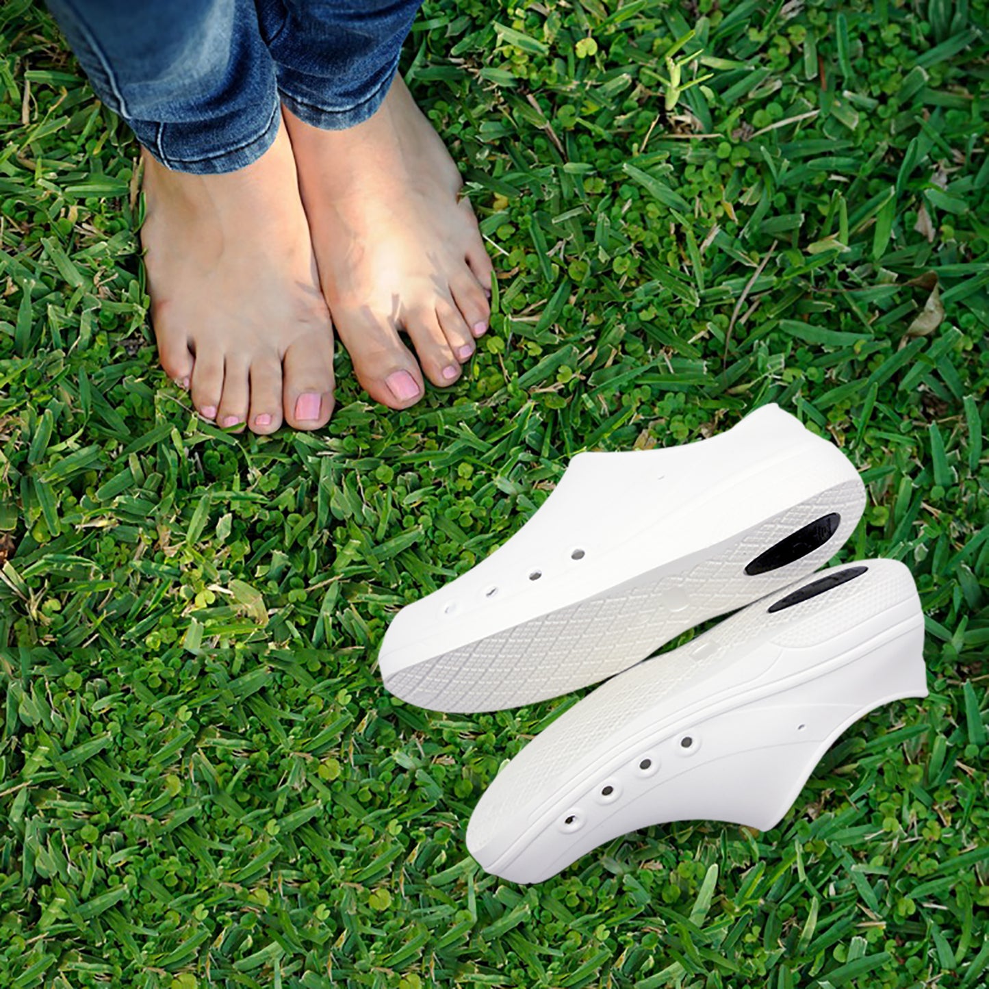 Earthinglife Grounding Clogs with Adjustable Strap Super Soft Graphene Enhanced Rubber Grounding Footwear for Men Women (7606)