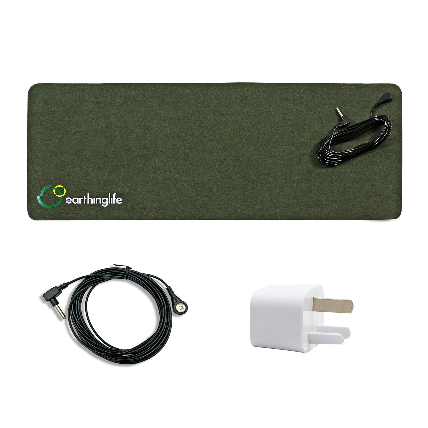 Earthinglife Premium Grounding Mat for Foot&Desk Use High Condcutive Suede Microfiber Soft Touch Skin Friendly Durable Material with Grounding Cord for Home&Office (suede microfiber mat)