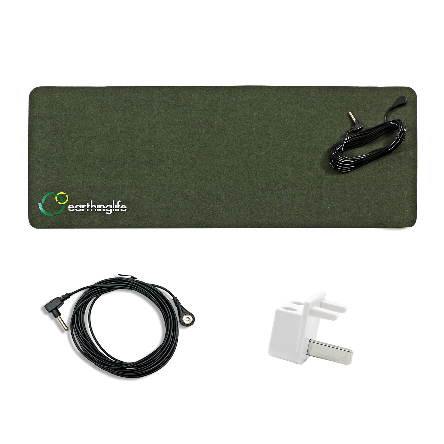 Earthinglife Premium Grounding Mat for Foot&Desk Use High Condcutive Suede Microfiber Soft Touch Skin Friendly Durable Material with Grounding Cord for Home&Office (suede microfiber mat)