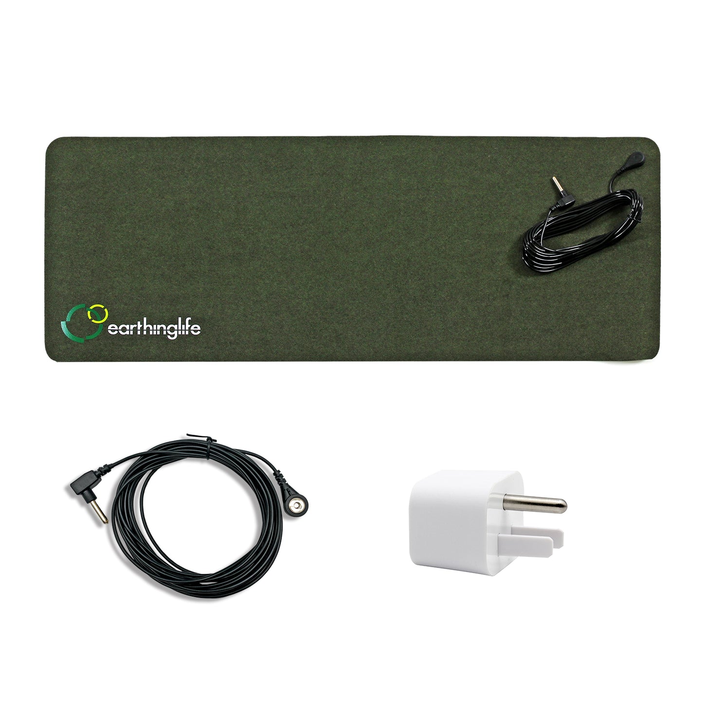 Earthinglife Premium Grounding Mat for Foot&Desk Use High Condcutive Suede Microfiber Soft Touch Skin Friendly Durable Material with Grounding Cord for Home&Office (suede microfiber mat)