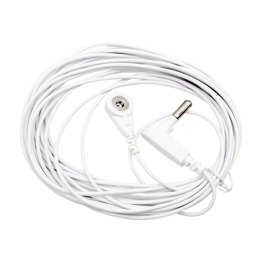 Straight Cord White/Black