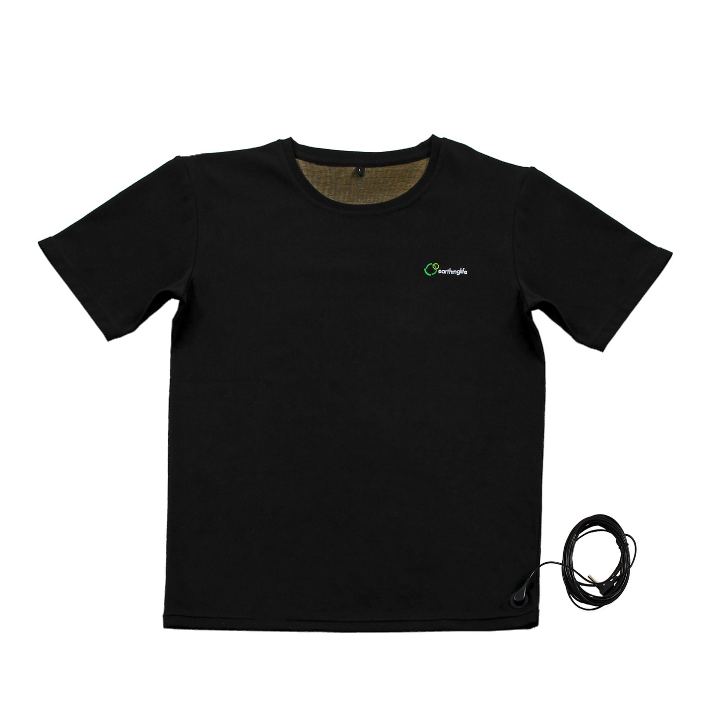 Earthinglife grounding Faraday Clothing T shirt EMF Protection Anti-Radiation Silver Fiber Clothes Unisex (Grounding T shirt)