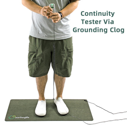 earthinglife Barefoot Grounding Shoes Slip On Wide Toe Box Conductive Flexible Outsole Zero Drop Connect to Earth More Energy Reduce Stress Enhancing Movement Better Sleep Pain Relief（7703）