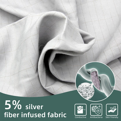 5% Silver fiber grounding half sheet