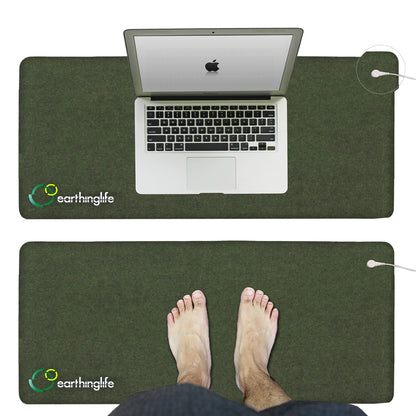 Grounding suede microfiber mat
