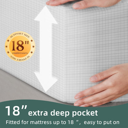10% solid silver Grounding Fitted Sheet
