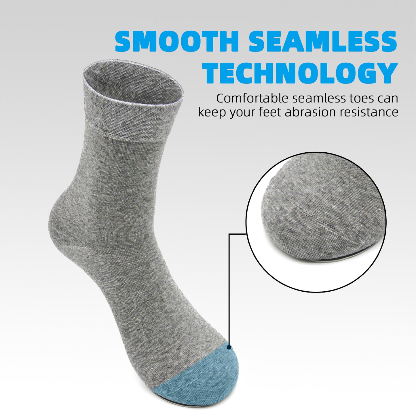 Grounding Quarter Socks-3 Pairs (25%silver fibre)