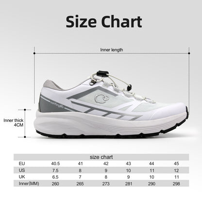 earthinglife grounding Trail Running Shoe for Men Connect to Earth for natual Healing, Waterproof Hiking Shoes Anti-Slip Rubber Outsole for Walking（77011）