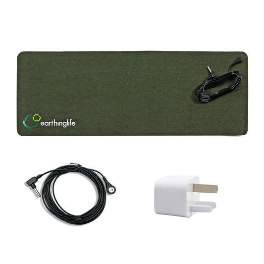 Grounding suede microfiber mat