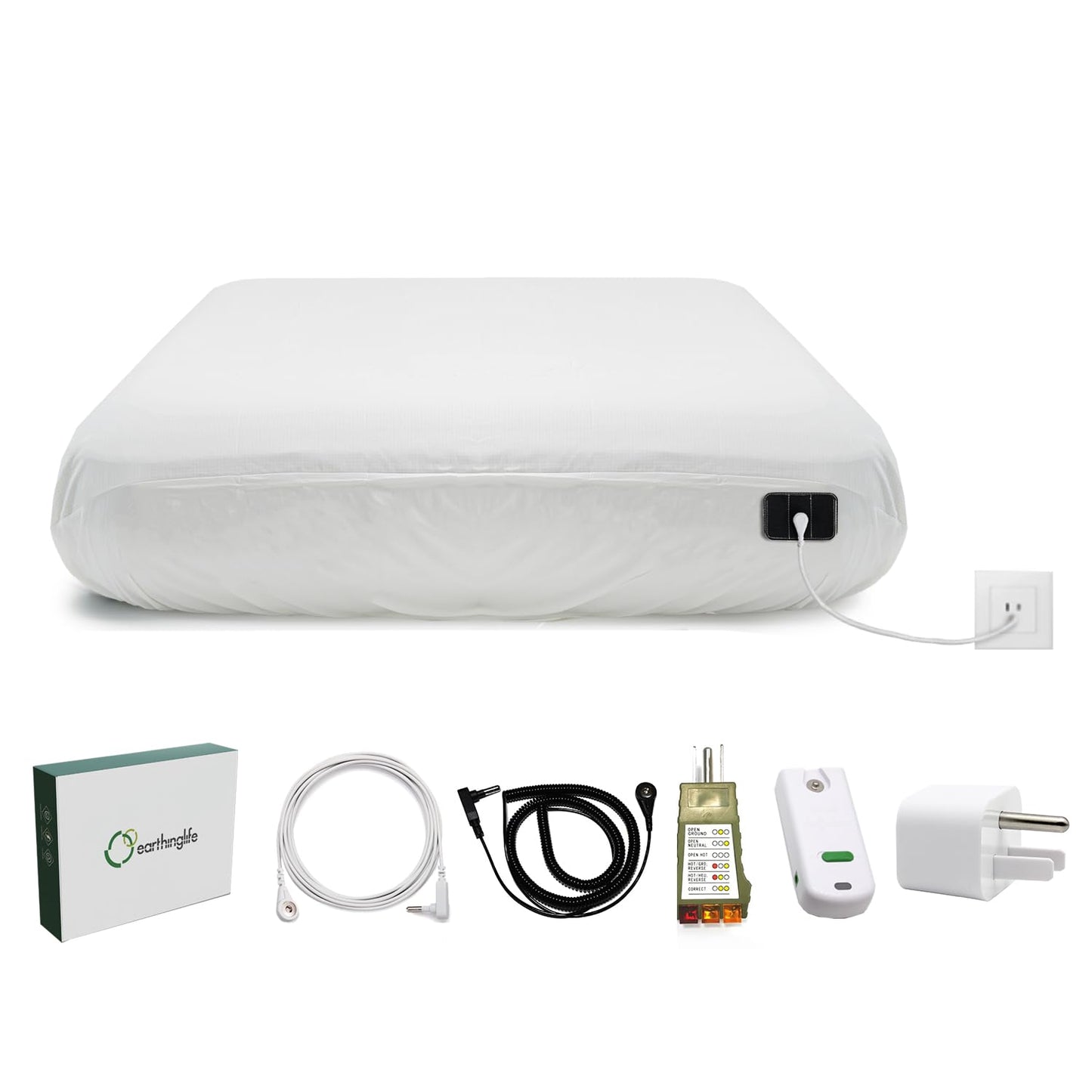 10% solid silver Grounding Fitted Sheet Package Set