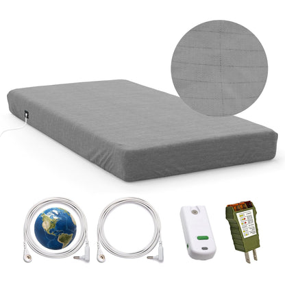 5% solid silver Grounding Fitted Sheet Package Set