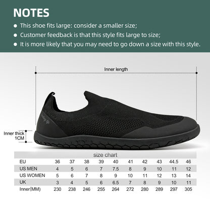 earthinglife Barefoot Grounding Shoes Slip On Wide Toe Box Conductive Flexible Outsole Zero Drop Connect to Earth More Energy Reduce Stress Enhancing Movement Better Sleep Pain Relief（7703）